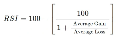 فرمول محاسبه اندیکاتور RSI