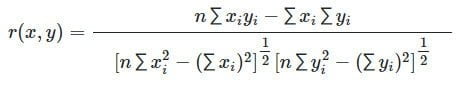 ضریب همبستگی نمونه ای
