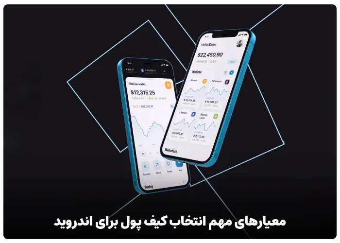 معیارهای مهم برای انتخاب کیف پول برای اندروید