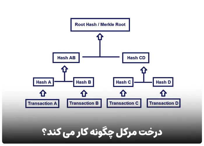 درخت مرکل چگونه کار می کند؟