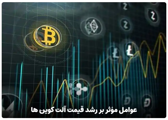 عوامل مؤثر بر رشد قیمت بهترین آلت کوین ها