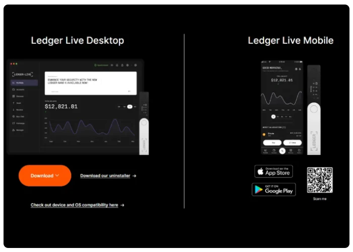 دانلود نرم افزار ledger live