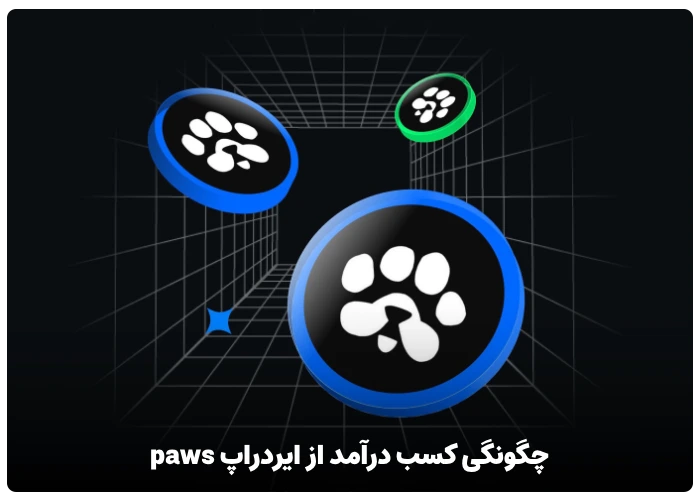 چگونگی کسب درآمد از ایردراپ paws