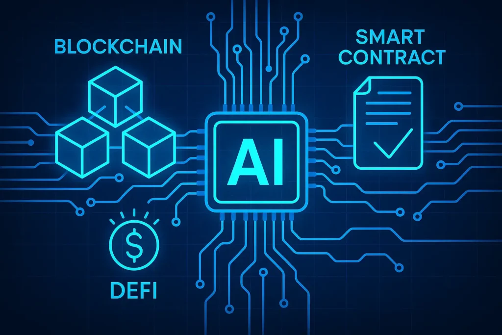 ترکیب هوش مصنوعی با بلاکچین و دیفای (DeFi)