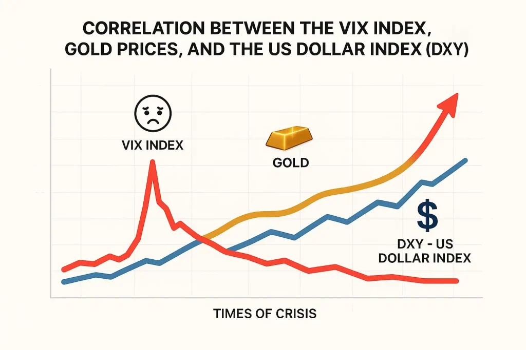 VIX و ارتباط آن با نوسانات جفت‌ارزها (USD/JPY و EUR/USD)